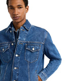 Pepe Jeans Ανδρικό Τζιν Μπουφάν Albion Trucker PM4027310-000 Denim