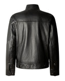 Pepe Jeans Ανδρικό Μπουφάν Δερμάτινο Harrington PM4027342-999 Μαύρο