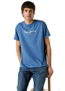 Pepe Jeans Eggo Ανδρικό T-Shirt PM5010178-576 Μπλε