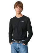 Pepe Jeans Ανδρική Μπλούζα Original Basic PM508211-999 Μαύρο