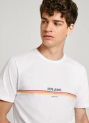 Pepe Jeans Adur Ανδρικό T-shirt PM509427-800 Λευκό
