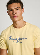 Pepe Jeans Ανδρικό T-shirt PM509428-062 Κίτρινο