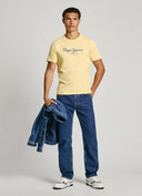 Pepe Jeans Ανδρικό T-shirt PM509428-062 Κίτρινο