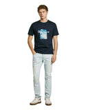 Pepe Jeans Ανδρικό T-Shirt Prush PM509781-594 Μπλε