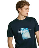 Pepe Jeans Ανδρικό T-Shirt Prush PM509781-594 Μπλε
