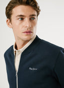 Pepe Jeans Ανδρική Ζακέτα Φούτερ Macbeth Plain Bomber PM5800010-594 Μπλε