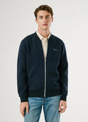 Pepe Jeans Ανδρική Ζακέτα Φούτερ Macbeth Plain Bomber PM5800010-594 Μπλε