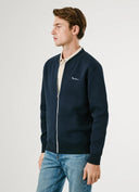 Pepe Jeans Ανδρική Ζακέτα Φούτερ Macbeth Plain Bomber PM5800010-594 Μπλε