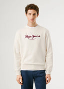 Pepe Jeans Ανδρικό Φούτερ Λαιμόκοψη Macbeth Plain Crew PM5800011-804 Εκρού