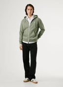Pepe Jeans Ανδρική Ζακέτα Φούτερ Με Κουκούλα Macbeth Melange Zip PM5800017-679 Πράσινο