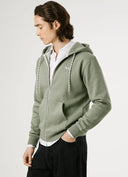 Pepe Jeans Ανδρική Ζακέτα Φούτερ Με Κουκούλα Macbeth Melange Zip PM5800017-679 Πράσινο