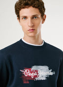 Pepe Jeans Ανδρικό Φούτερ Λαιμόκοψη Trey Crew PM5800026-594 Μπλε