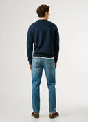 Pepe Jeans Ανδρικό Φούτερ Λαιμόκοψη Trey Crew PM5800026-594 Μπλε