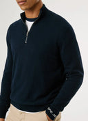 Pepe Jeans Ανδρικό Πλεκτό Half Zip Andre Mock Zipper PM7000012-594 Μπλε