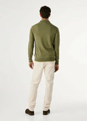 Pepe Jeans Ανδρικό Πλεκτό Half Zip Andre Mock Zipper PM7000012-679 Πράσινο