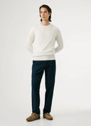Pepe Jeans Ανδρικό Πλεκτό Λαιμόκοψη Andre Crew Neck PM7000013-804 Εκρού