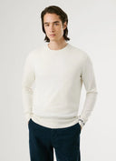 Pepe Jeans Ανδρικό Πλεκτό Λαιμόκοψη Andre Crew Neck PM7000013-804 Εκρού