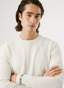Pepe Jeans Ανδρικό Πλεκτό Λαιμόκοψη Andre Crew Neck PM7000013-804 Εκρού