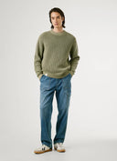 Pepe Jeans Ανδρικό Πλεκτό Λαιμόκοψη Parker Crew PM7000022-679 Πράσινο