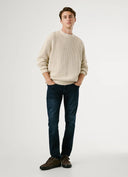 Pepe Jeans Ανδρικό Πλεκτό Λαιμόκοψη Parker Crew PM7000022-839 Εκρού