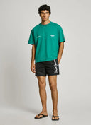 Pepe Jeans Ανδρικό Μαγιό Σορτς Logo Swimshort PMB10419-999 Μαύρο