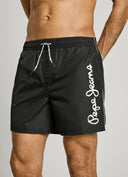 Pepe Jeans Ανδρικό Μαγιό Σορτς Logo Swimshort PMB10419-999 Μαύρο