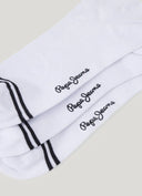 Pepe Jeans  Σετ 3 Ζευγάρια Κάλτσες Σοσόνια 41-46  PMU30044-800 Λευκό
