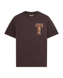 Timberland Ανδρικό T-Shirt Patchwork TBC0YHBMC35 Καφέ