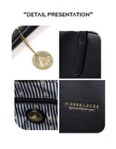 Γυναικεία Τσάντα Ώμου Shopper Pierre Loues 914-62 μαύρο