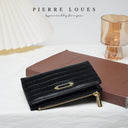 Γυναικείο Πορτοφόλι Κροκό Pierre Loues PL821-69 μαύρο