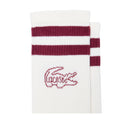 Lacoste Σετ 3 Ζευγάρια Κάλτσες Crew Fit Cotton RA9191-WIT