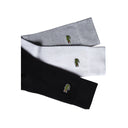Lacoste Σετ 3 Ζευγάρια Κάλτσες Crew Fit Cotton RA9261-BXY Multi