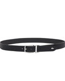 Lacoste Ανδρική Ζώνη Δερμάτινη Διπλής Όψης Wide Buckle RC4085-000 Μαύρο