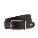 Lacoste Ανδρική Ζώνη Δερμάτινη Διπλής Όψης RC4097-M84 Καφέ/Μαύρο