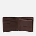 Timberland Ανδρικό Πορτοφόλι Riverton Leather Bi-fold Coin Wallet TB0A5RNN242 Καφέ