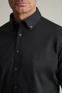 Navy & Green Ανδρικό Πουκάμισο Μακρυμάνικο 24NG.SD61/1B.8 Black Ink Μαύρο