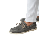 Sebago Ανδρικά Παπούτσια Δερμάτινα Ιστιοπλοικά Docksides Portland Crazy L70015H0-917R Γκρι