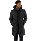 Ellesse Ανδρικό Μπουφάν Lupone Longline Jacket SHF24095-011 Μαύρο