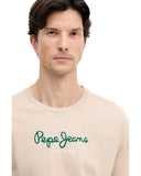 Pepe Jeans Eggo Ανδρική Μπλούζα T-Shirt PM508208-833 Μπέζ