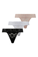 Guess Γυναικεία Σετ Στρινγκ 3 τμχ. Basic Lace Thong O5RG18KC5L0-F68S  Multi