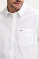 Guess Jeans Ανδρικό Πουκάμισο Κοντομάνικο  M5GH16WH7P1-G011 Λευκό