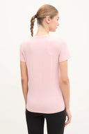 Guess Γυναικείο T-Shirt New Carrie O5RI01KBBU1-G66P Ροζ