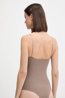 Guess Γυναικείο Κορμάκι New Carrie O5RM11KBBU1-A14P Καφέ