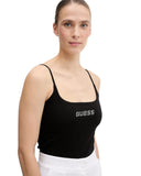 Guess Γυναικεία Μπλουζα Τοπ Ortensia V5GP22J1314-JBLK Μαύρο