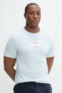 Guess Jeans Ανδρικό T-Shirt M5GI23K8HM0-G707 Σιέλ