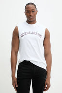Guess Jeans Ανδρικό Αμάνικο T-Shirt M5GP31K8HM0-G011 Λευκό