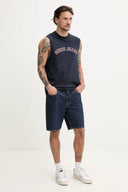 Guess Jeans Ανδρικό Αμάνικο T-Shirt M5GP31K8HM0-A71W Μπλε