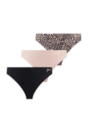 Guess Γυναικεία Σετ Στρινγκ 3 τμχ. Raw Cut Culotte O6GG07KD970-P6HA Multi