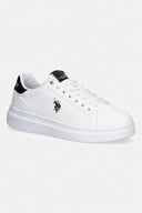U.S. Polo Assn. CODY010B-WHI-BLK  Ανδρικά Sneakers Λευκά
