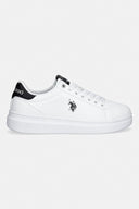 U.S. Polo Assn. CODY010B-WHI-BLK  Ανδρικά Sneakers Λευκά